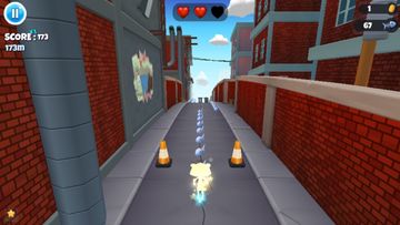 Grumpy Tom Cat Runner Game Screenshot