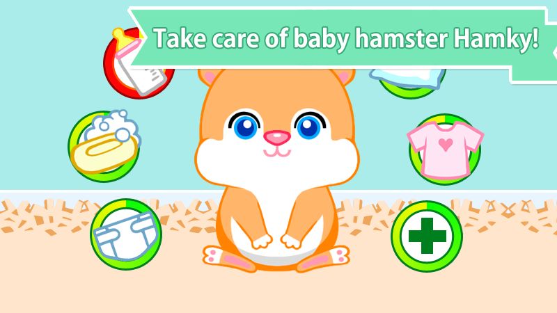 Baby Care : Hamky (hamster) screenshot game