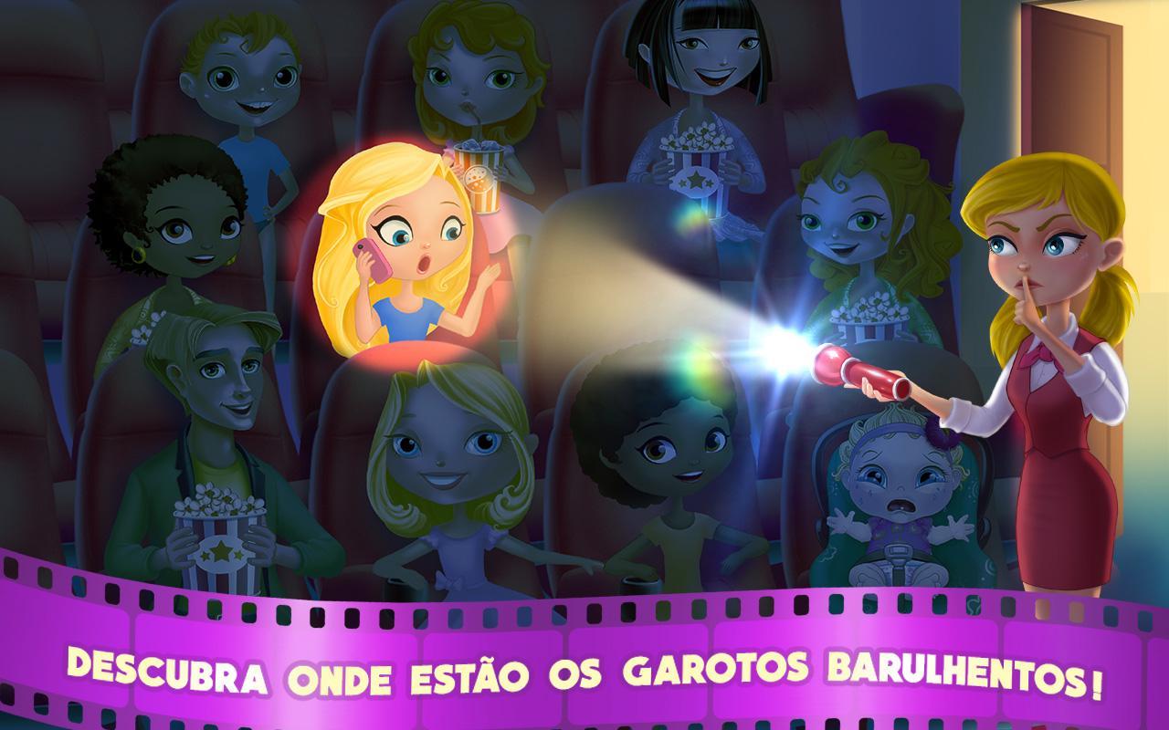 Captura de Tela do Jogo Noite de Cinema das Crianças