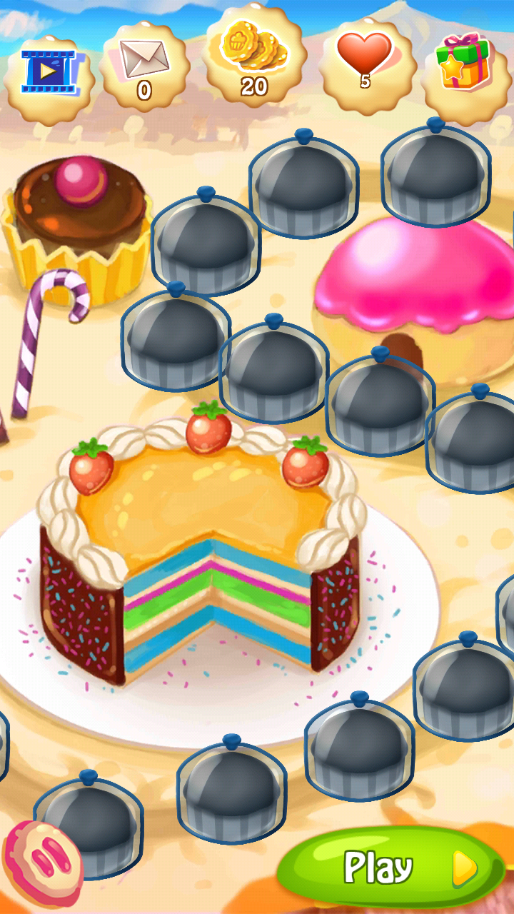 Cupcake Smash: Cookie Charms ภาพหน้าจอเกม