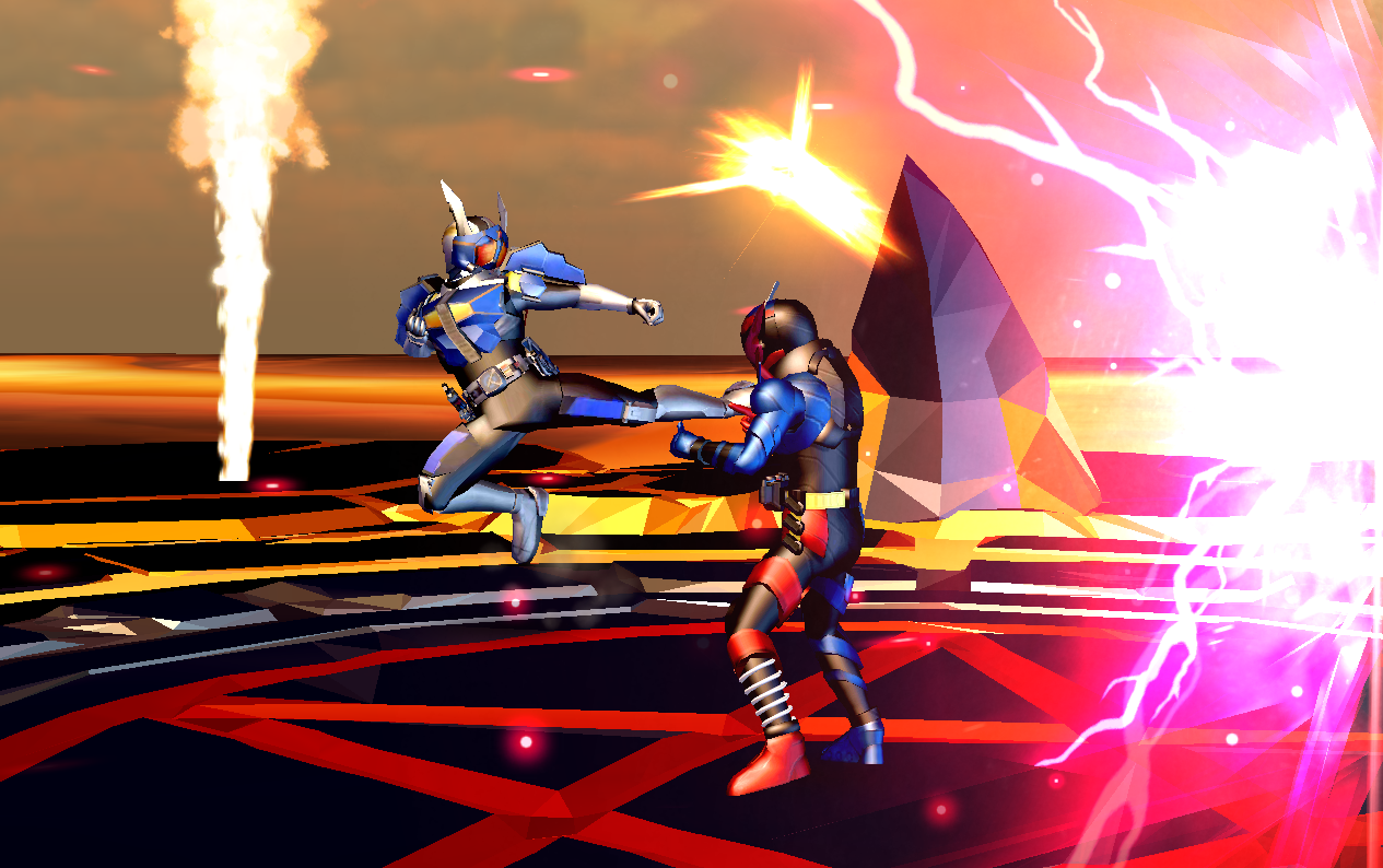 Screenshot of Rider Battle : Den-O Henshin Heroes Fighters