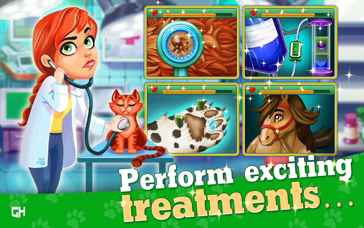 Dr. Cares - Pet Rescue 911 Game Screenshot