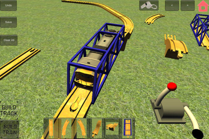 Kids Train Construction Set Game Screenshot