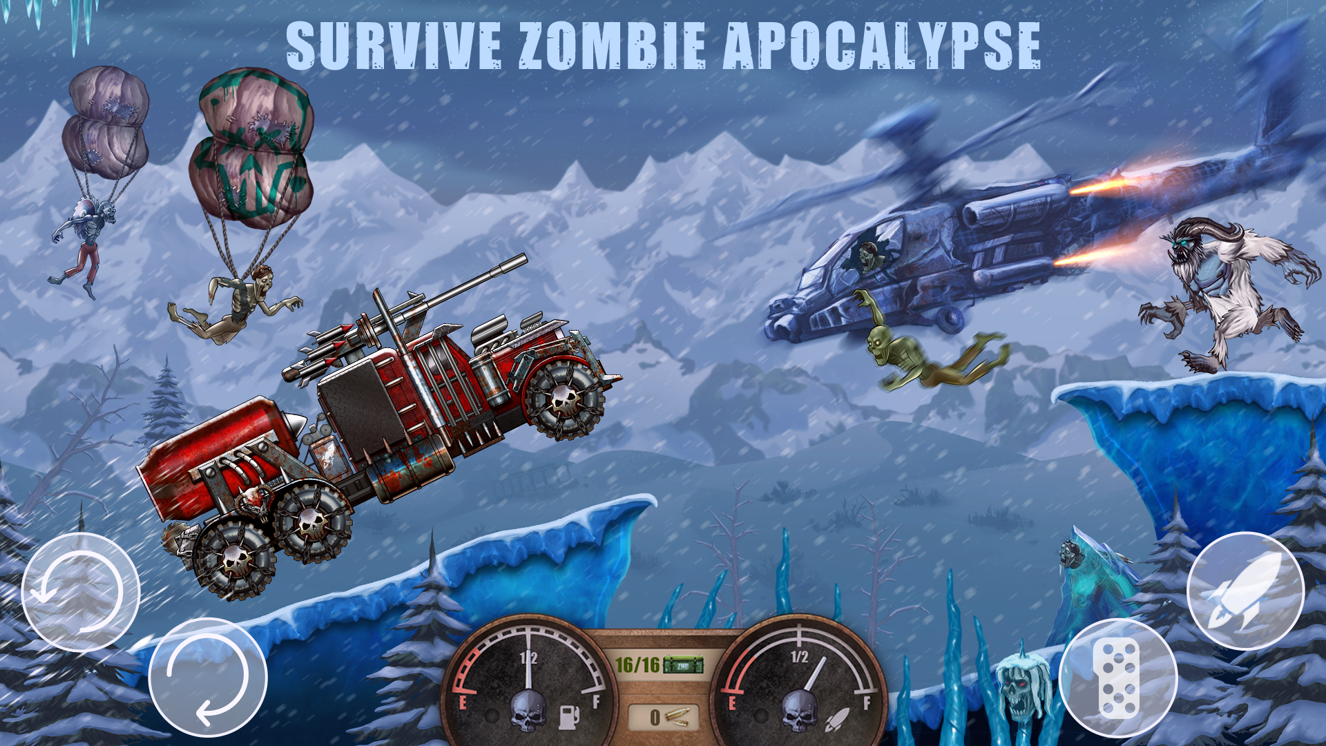 Screenshot of Zombie Hill Racing PRO - Climb