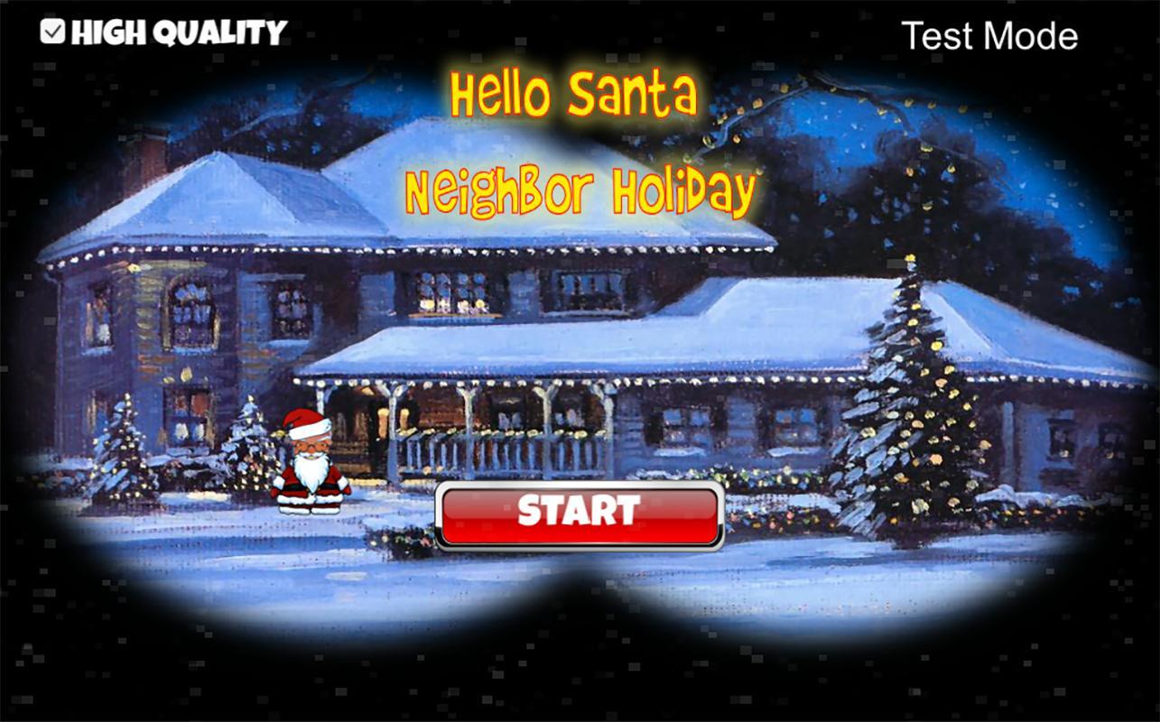 Hello Santa - Neighbor Alpha 3 Game Screenshot