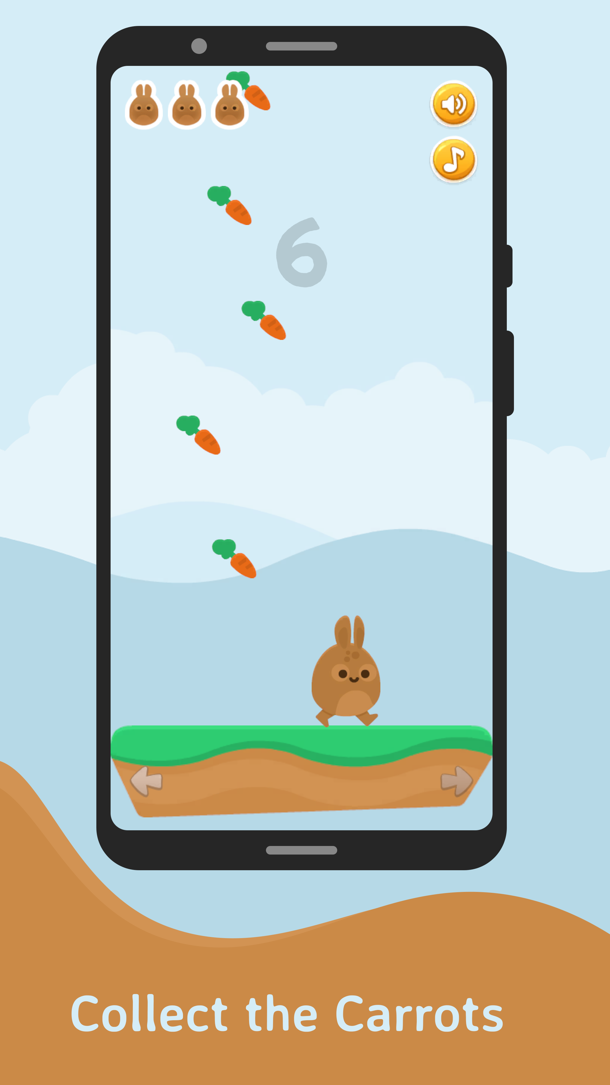 Carrot Hunter! Game Screenshot