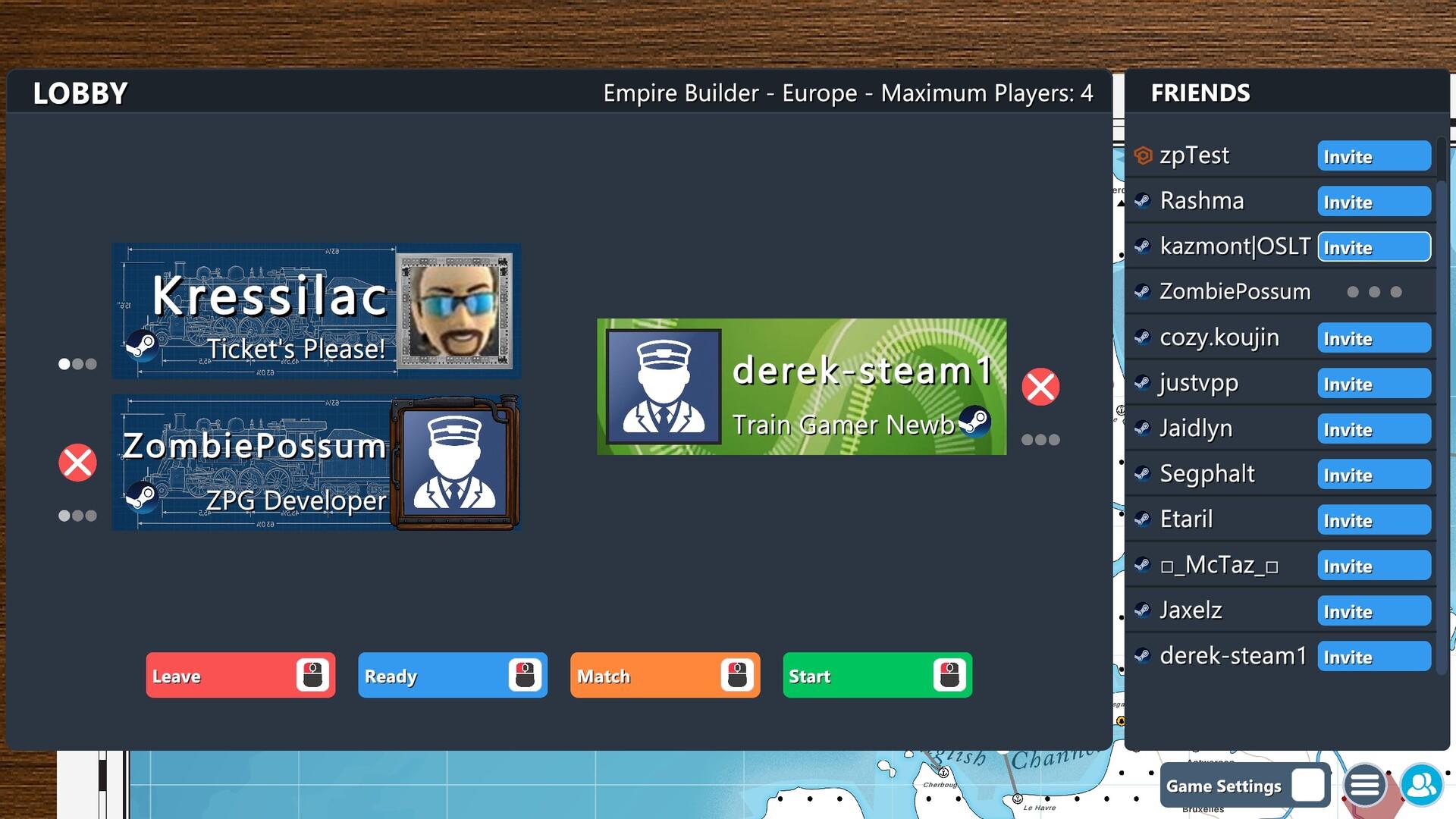 Empire Builder - Europe Game Screenshot