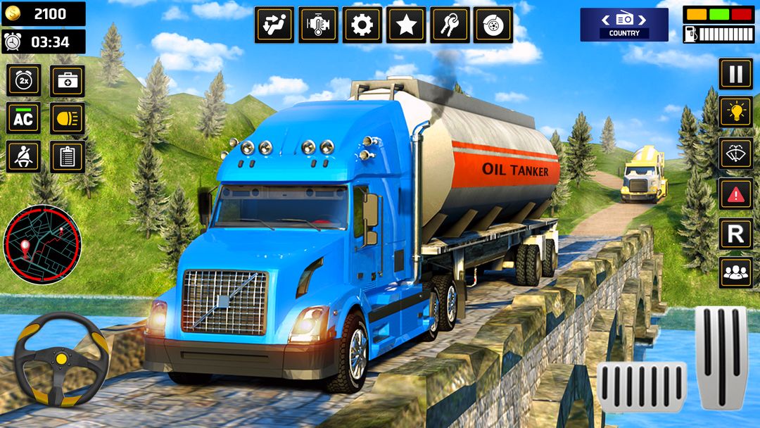 美國卡車駕駛學校：越野運輸遊戲遊戲截圖