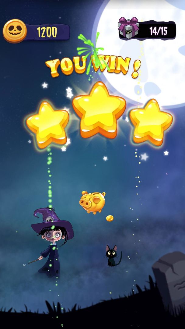 Pumpkin Bubble Fight : Halloween Night screenshot game
