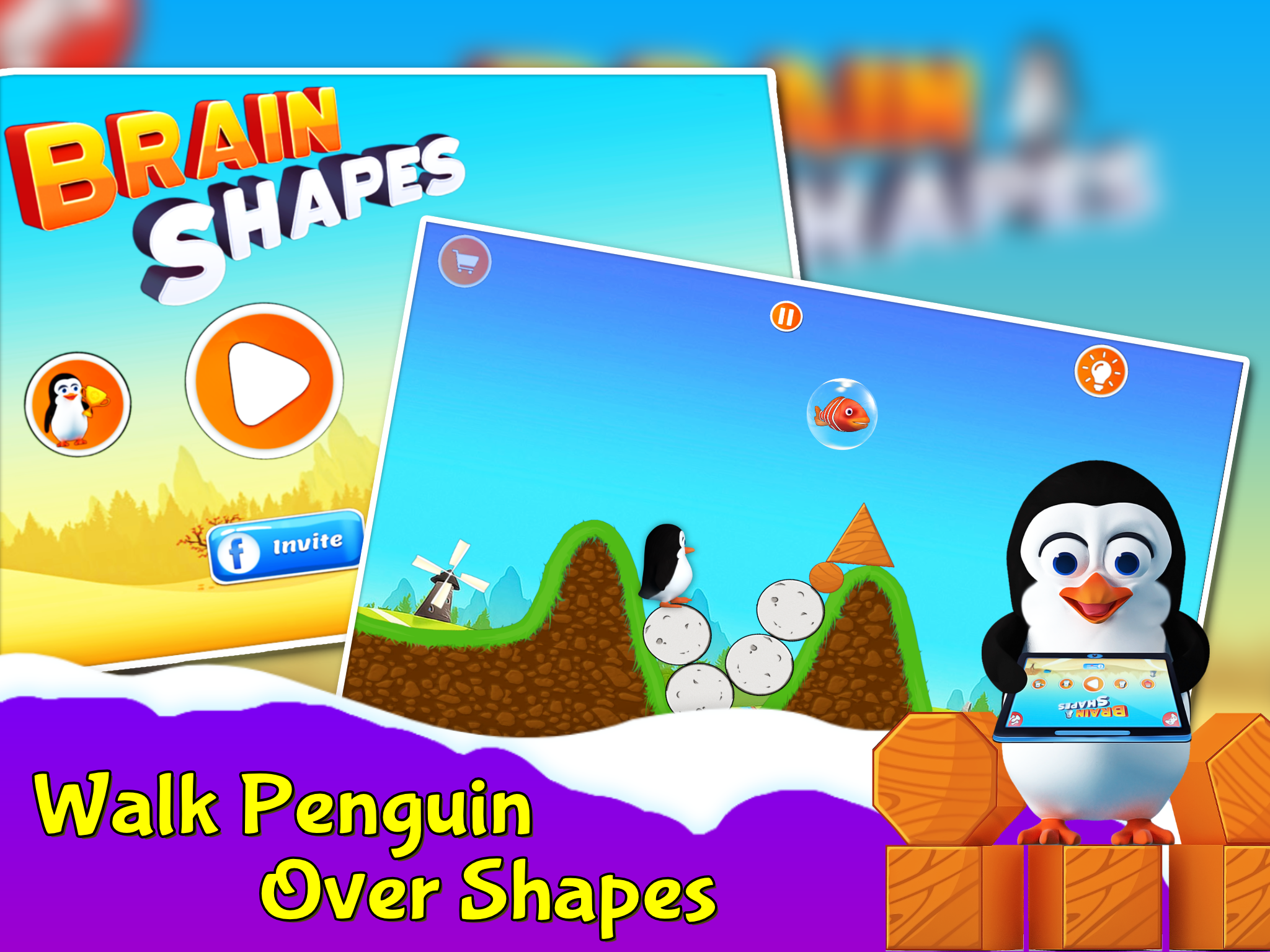 Brain Shapes Game Screenshot