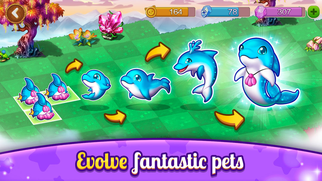 Screenshot of Fantastic Pets: Merge & Evolve