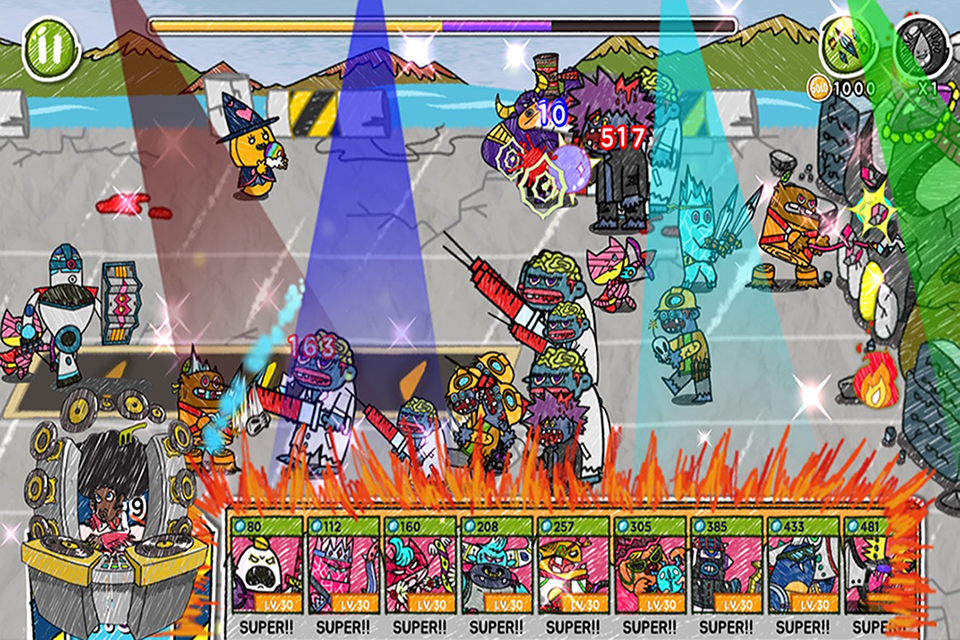 Monster VS Zombie Game Screenshot