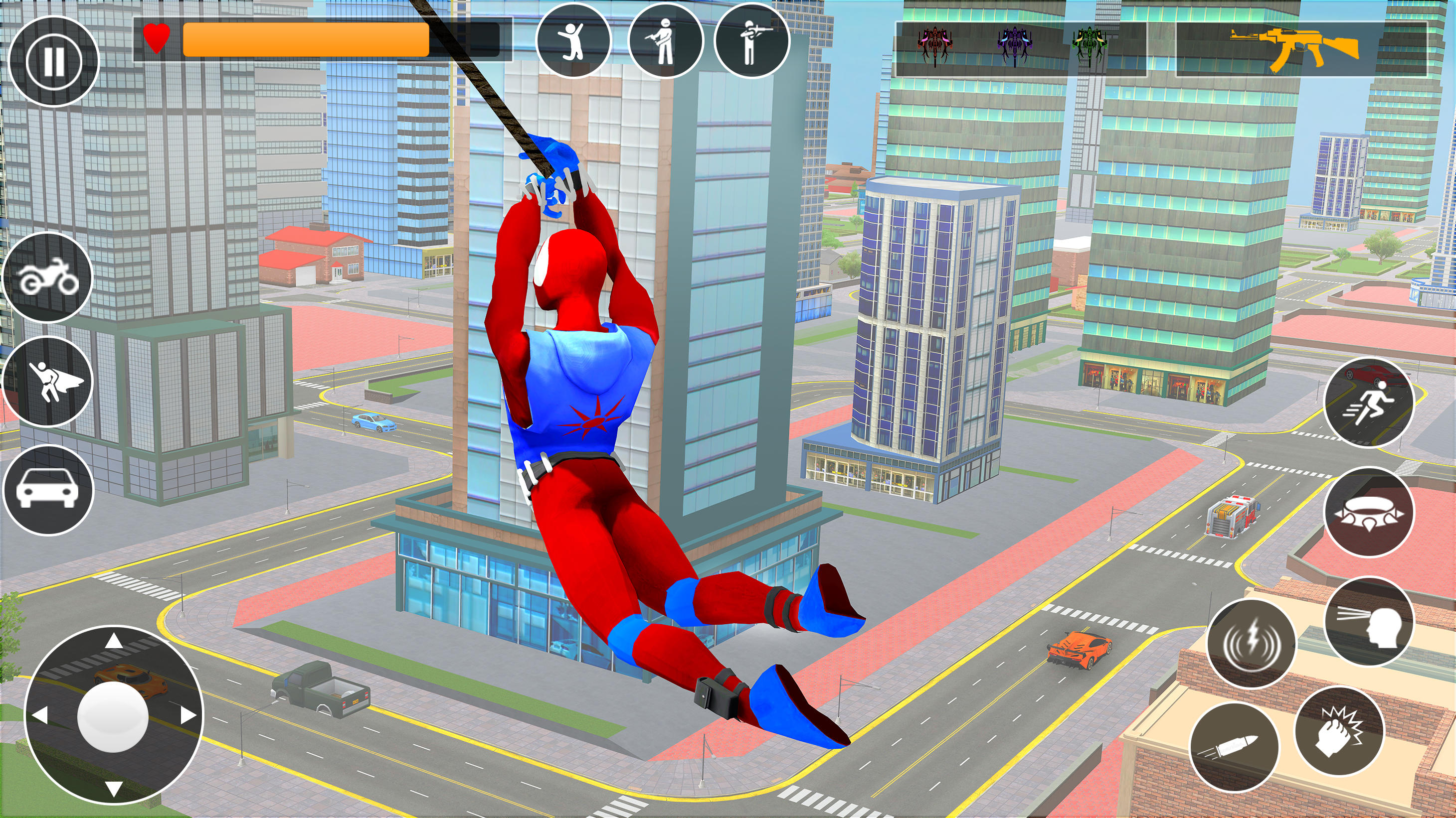 Spider Fighting Hero Man Fight Game Screenshot