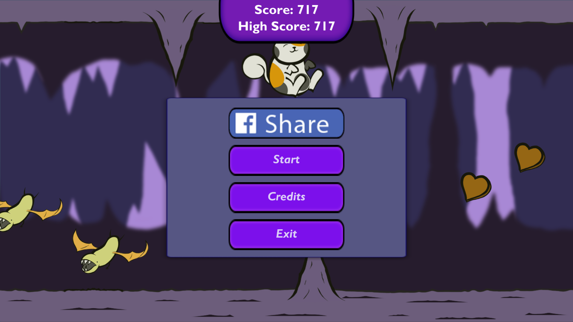 Cat Cave Game Screenshot