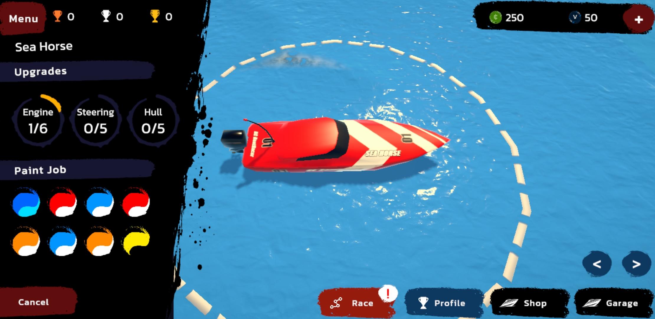 Screenshot of RC Boat Racer