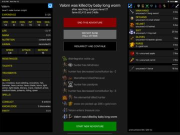 Pathos: Nethack Codex Game Screenshot