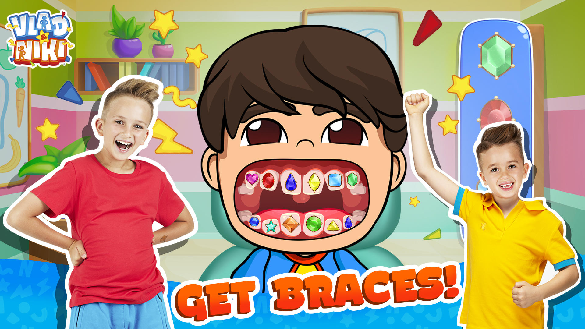Vlad and Niki: Kids Dentist Game Screenshot