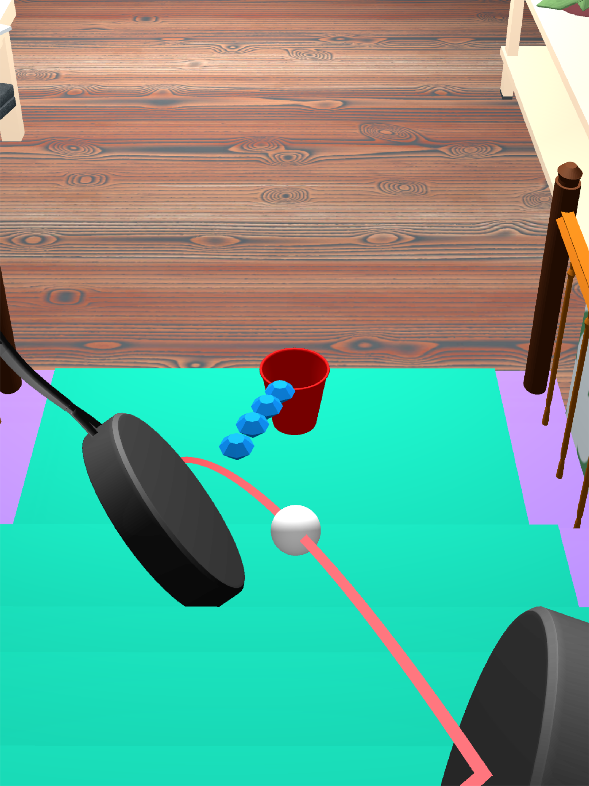 Pong Run 3D! Game Screenshot