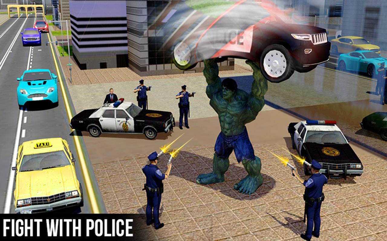 Superhero Monster Grand City Battle Game Screenshot