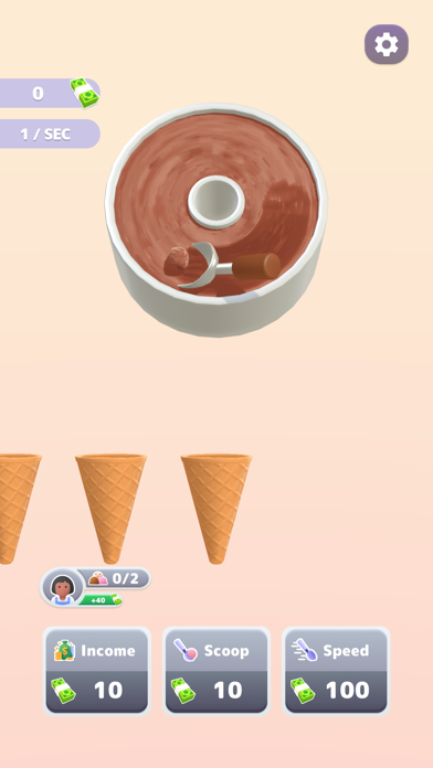 Screenshot of Ice Cream Clicker!
