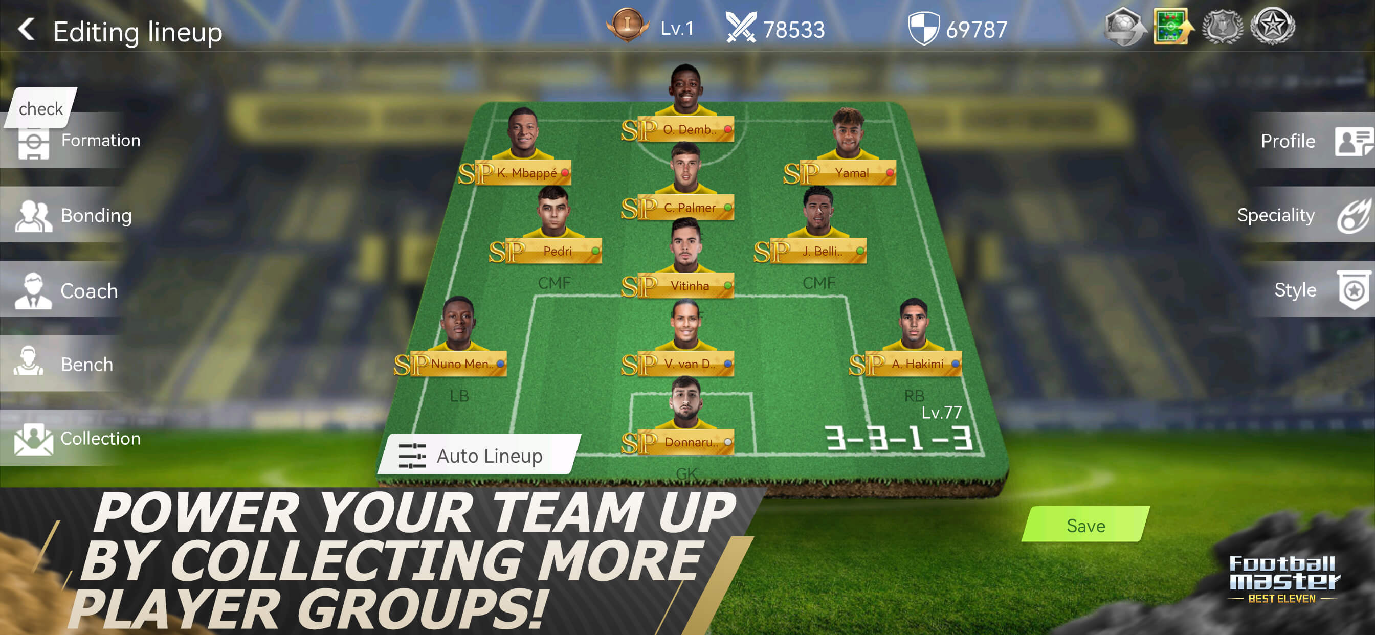 Cuplikan Layar Game Football Master