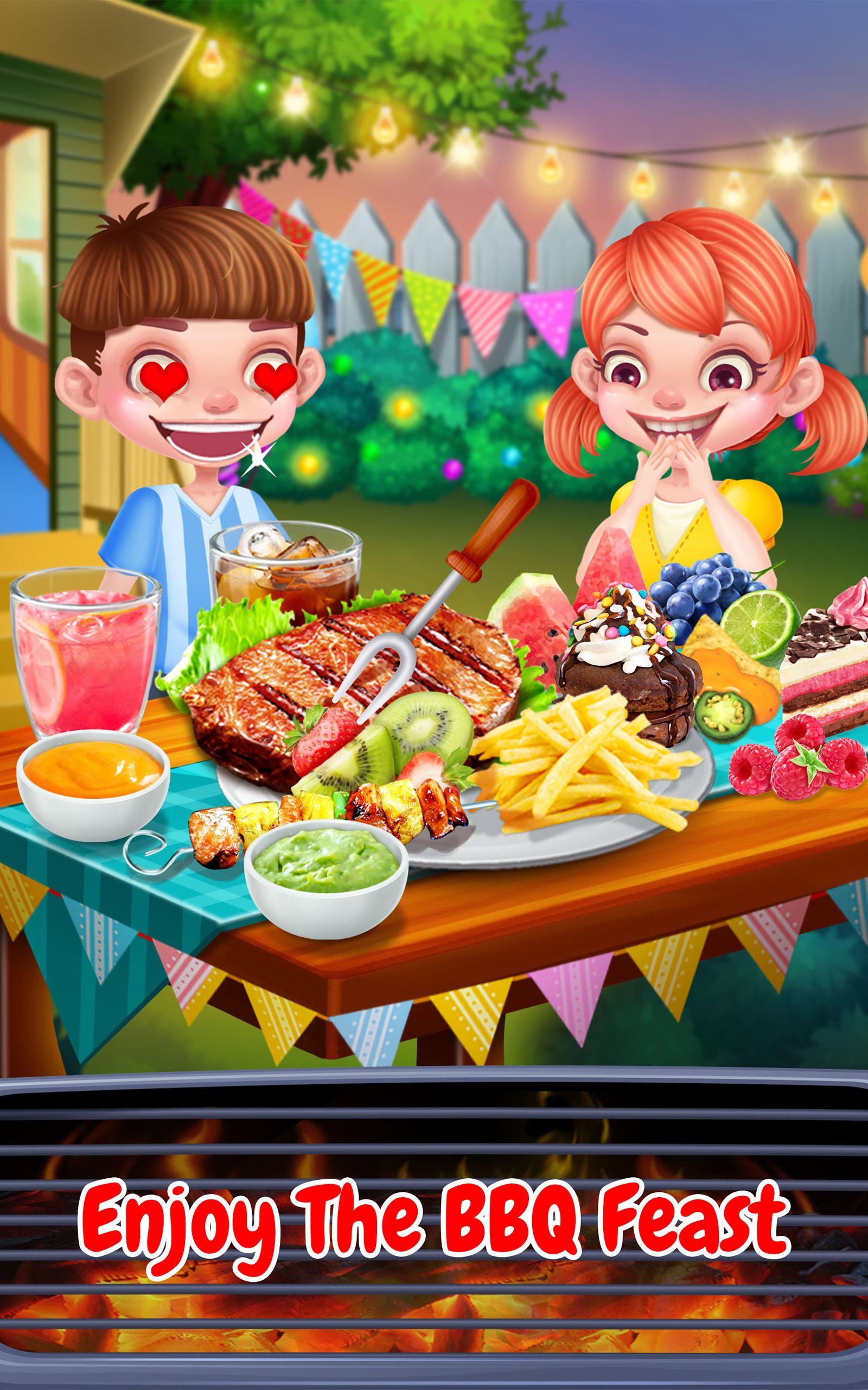 Crazy BBQ Backyard Party Game Screenshot