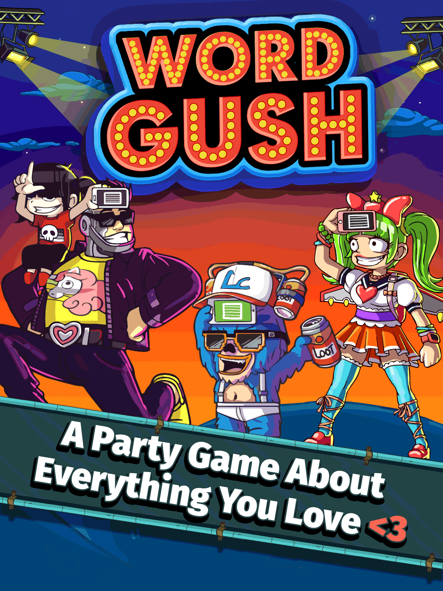 Word Gush: Loot Charades! Game Screenshot