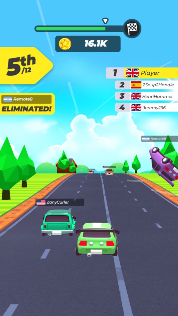 Road Crash screenshot game