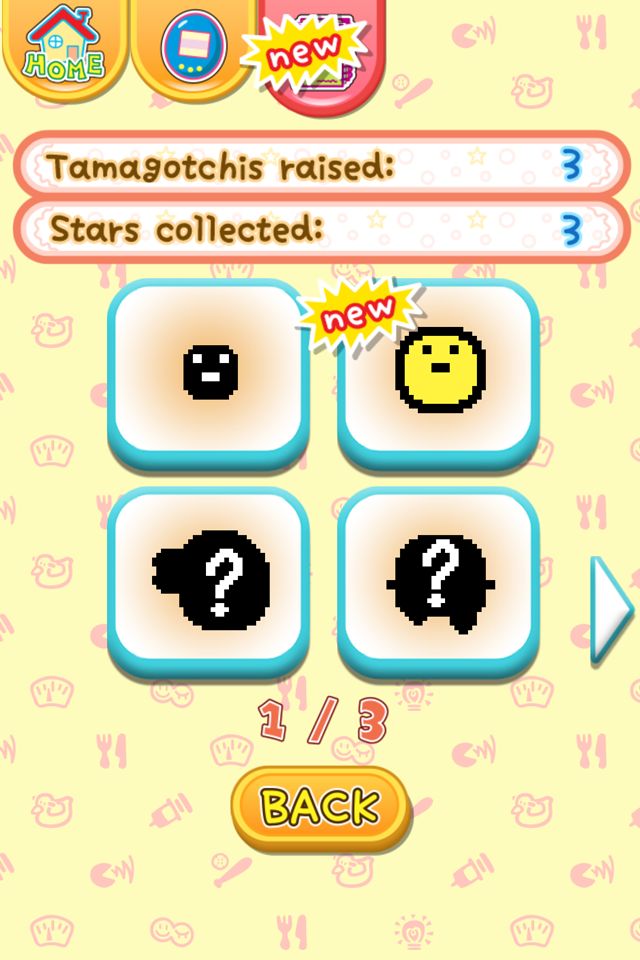 Screenshot of Tamagotchi Classic