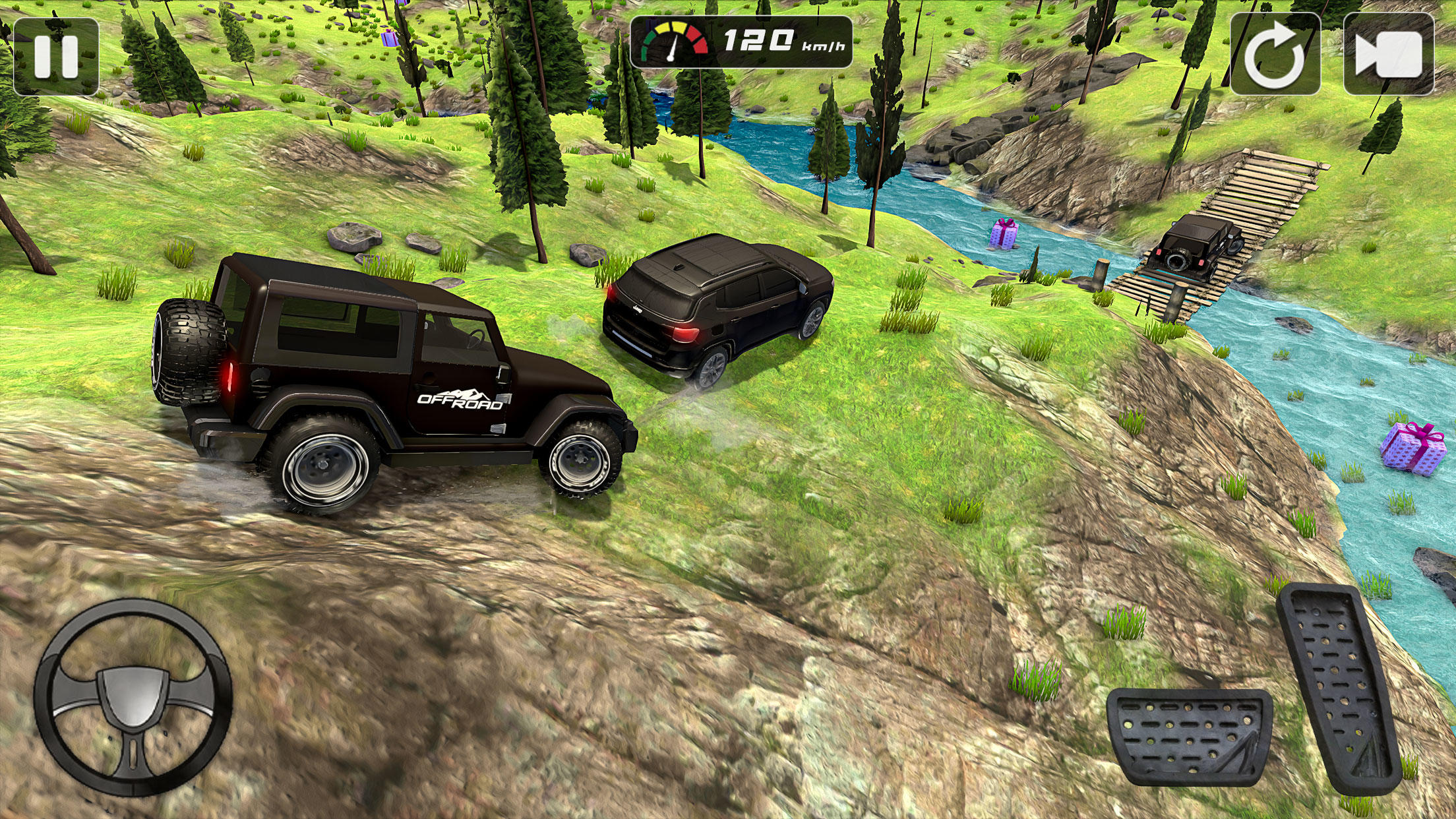 Screenshot of Offroad Jeep Driving Car Games