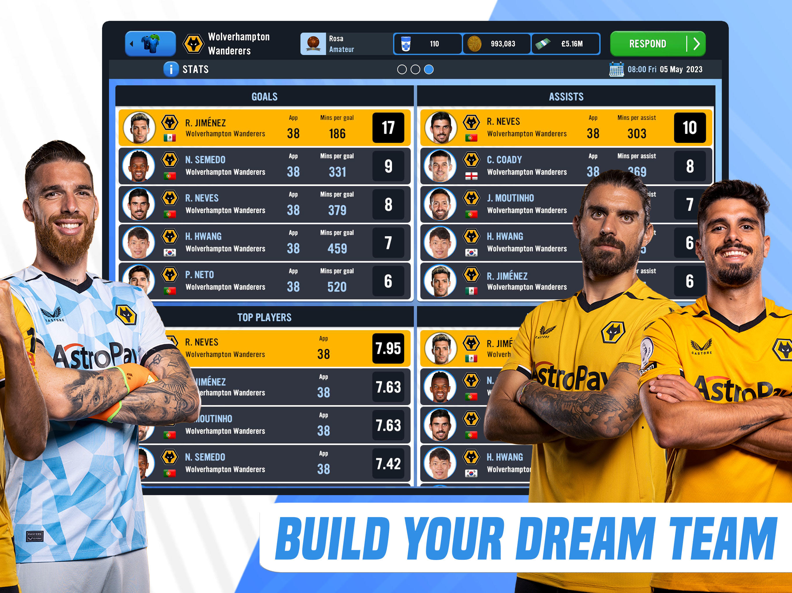 Soccer Manager 2023 - Football screenshot game