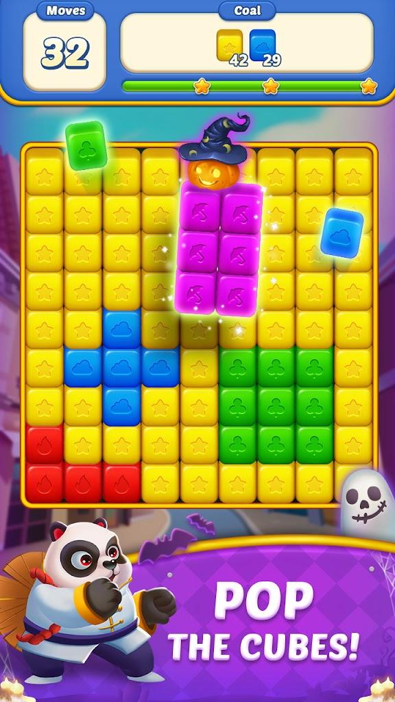 Cube Blast Journey: Toon & Toy Game Screenshot