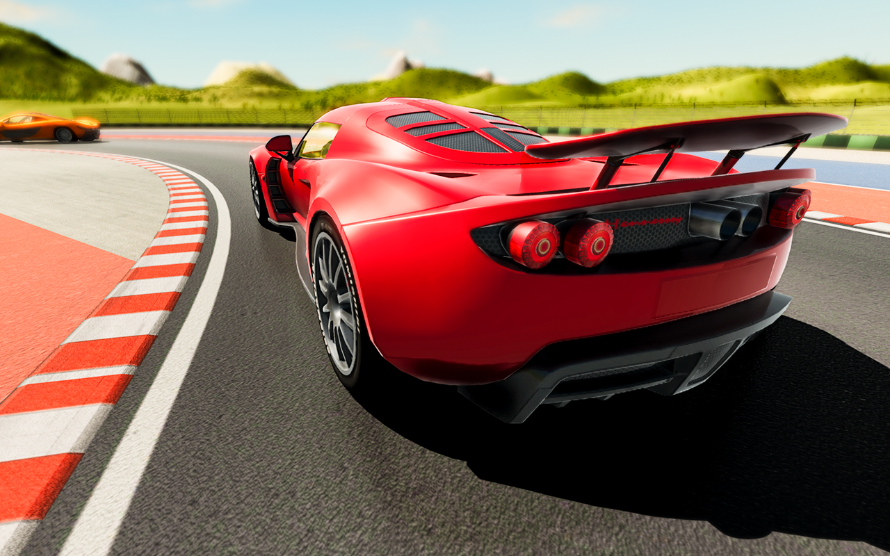 미친 거리 stock 자동차 경주 3D 게임 스크린 샷