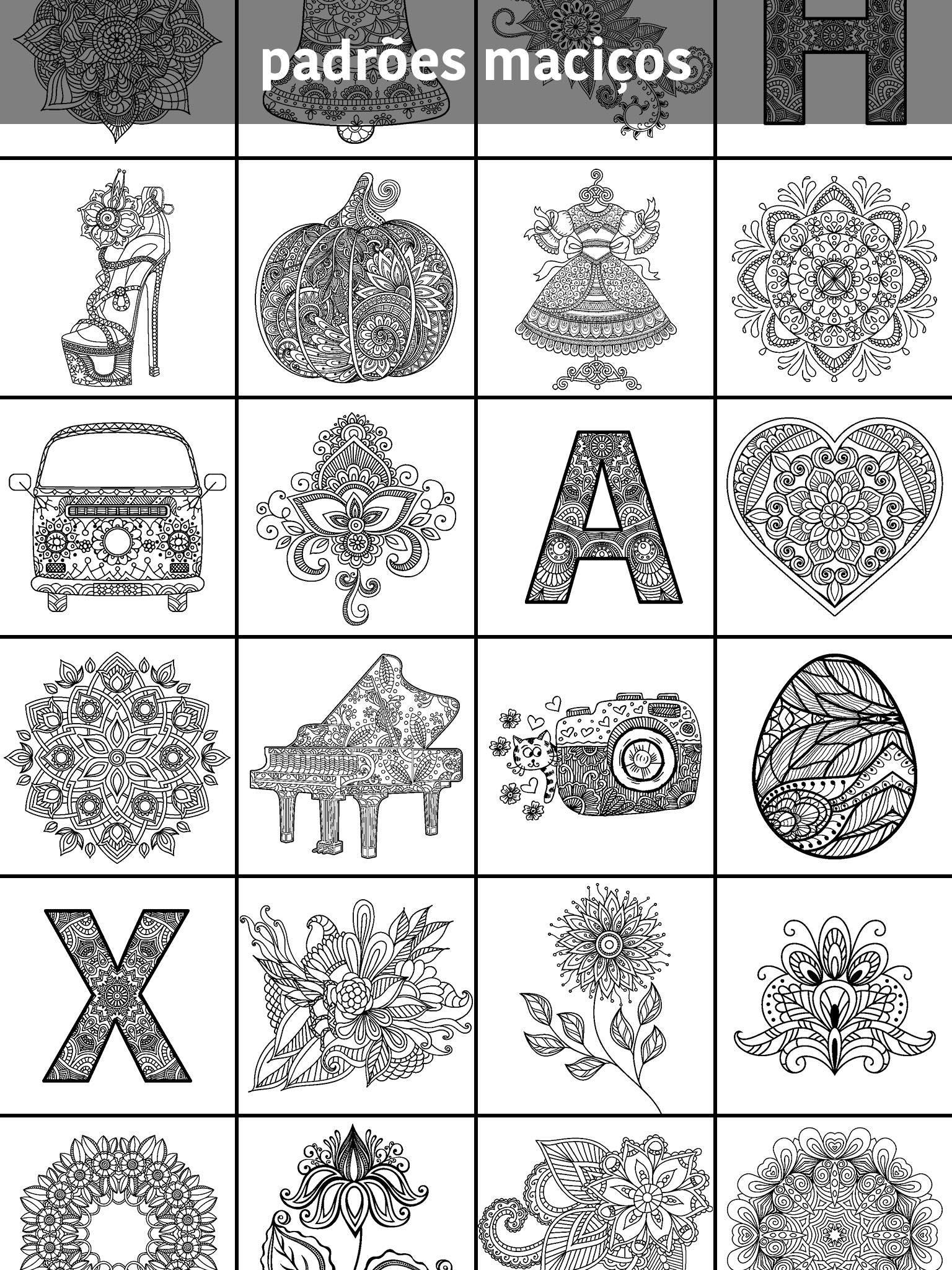 Captura de Tela do Jogo Mandala Coloring Book