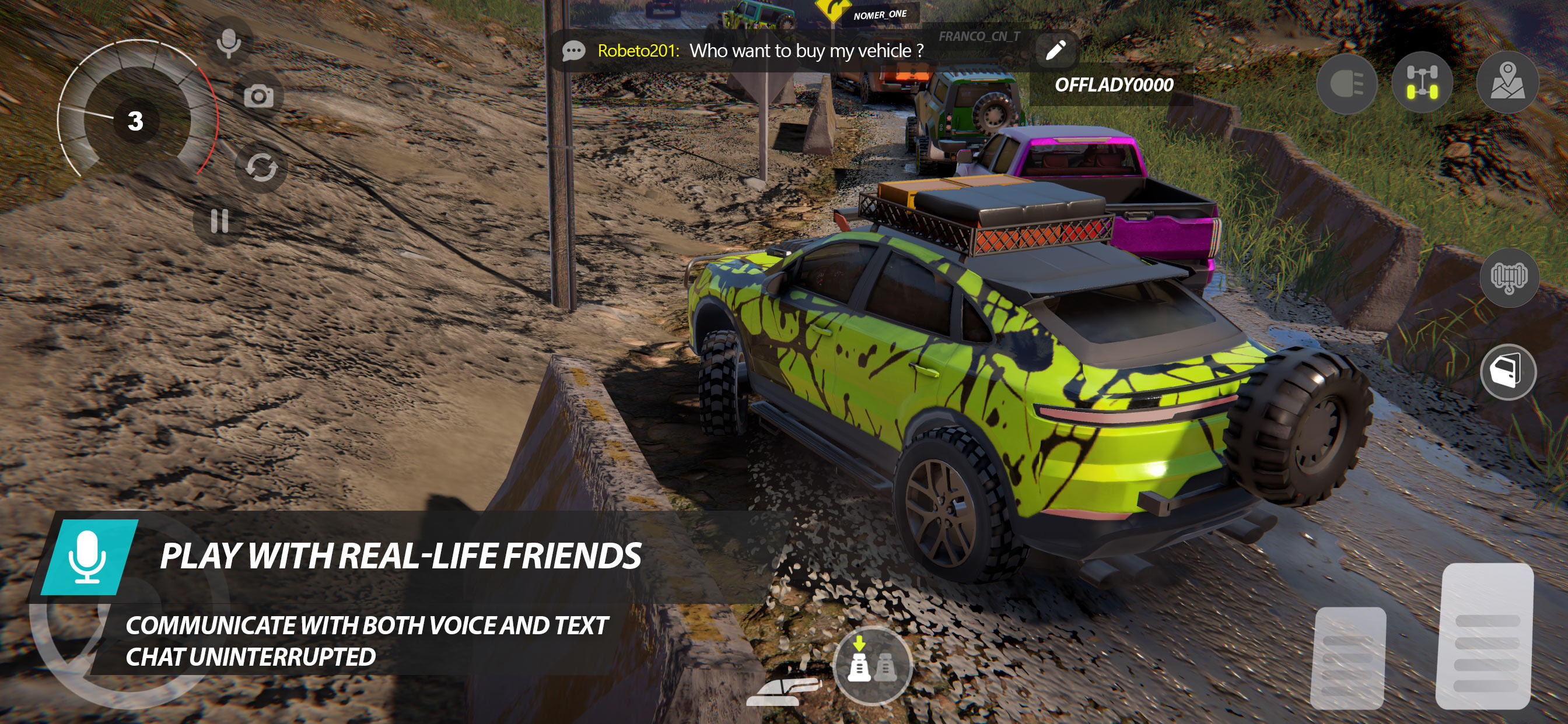 Скриншот игры Offroad League Online