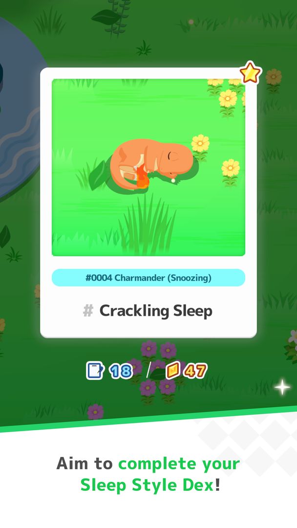 Screenshot of Pokémon Sleep