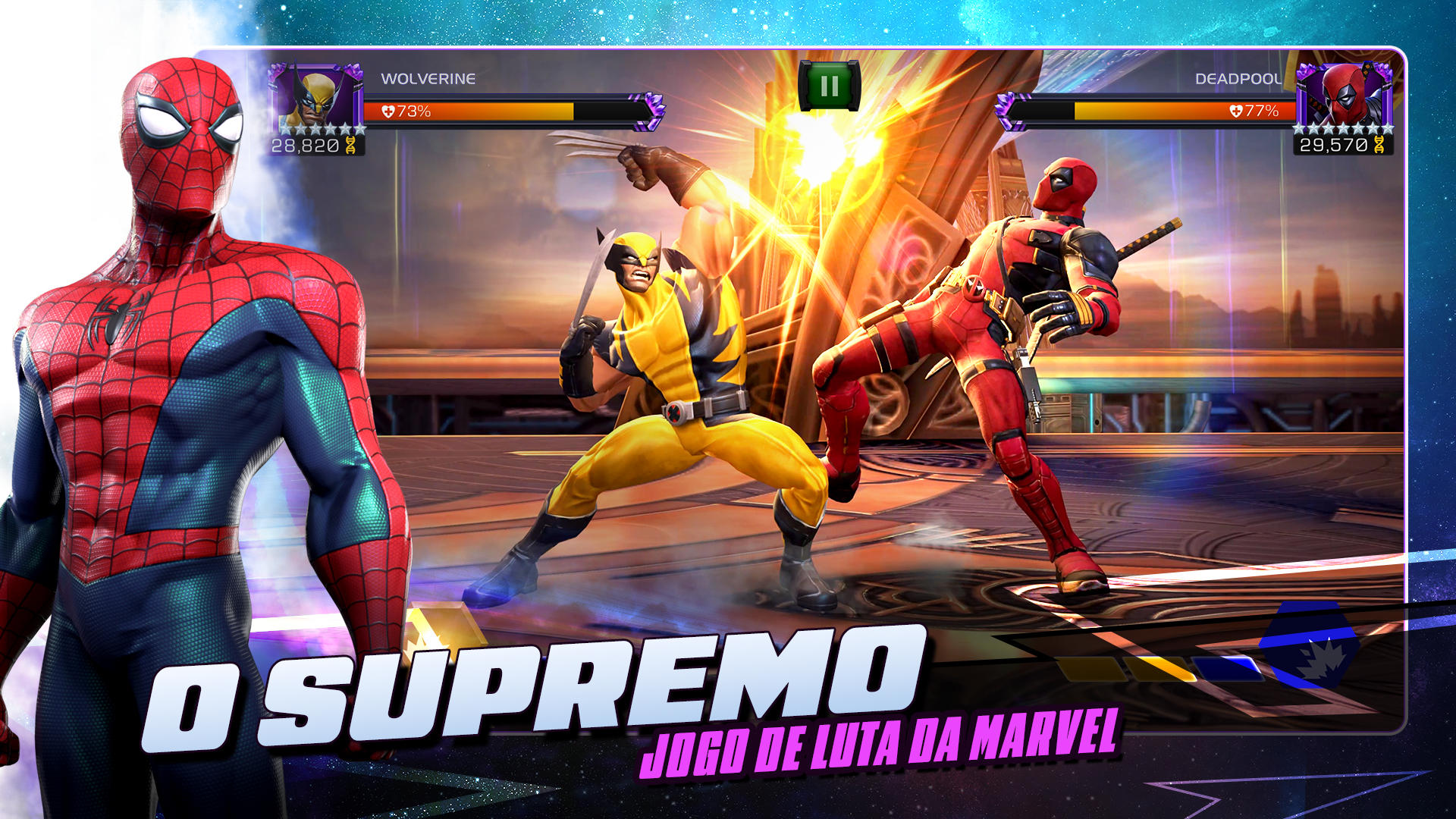 Captura de Tela do Jogo Marvel Torneio de Campeões