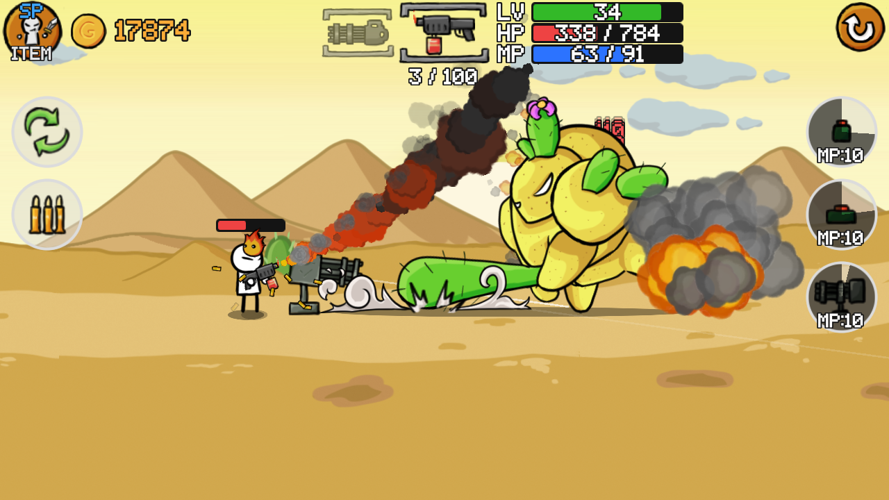 Stick And Gun2 Game Screenshot