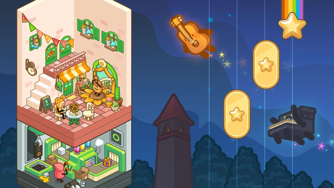 Screenshot of Music Tower: Tap Tiles