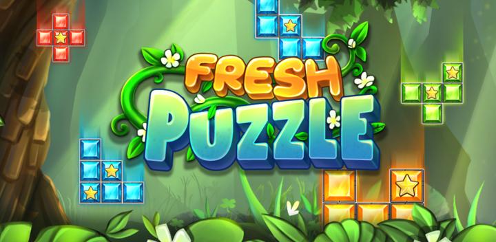 Banner of Fresh block puzzle offline game 
