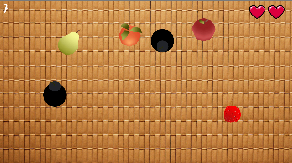 Fruit Cut Bomb Classic Game Screenshot