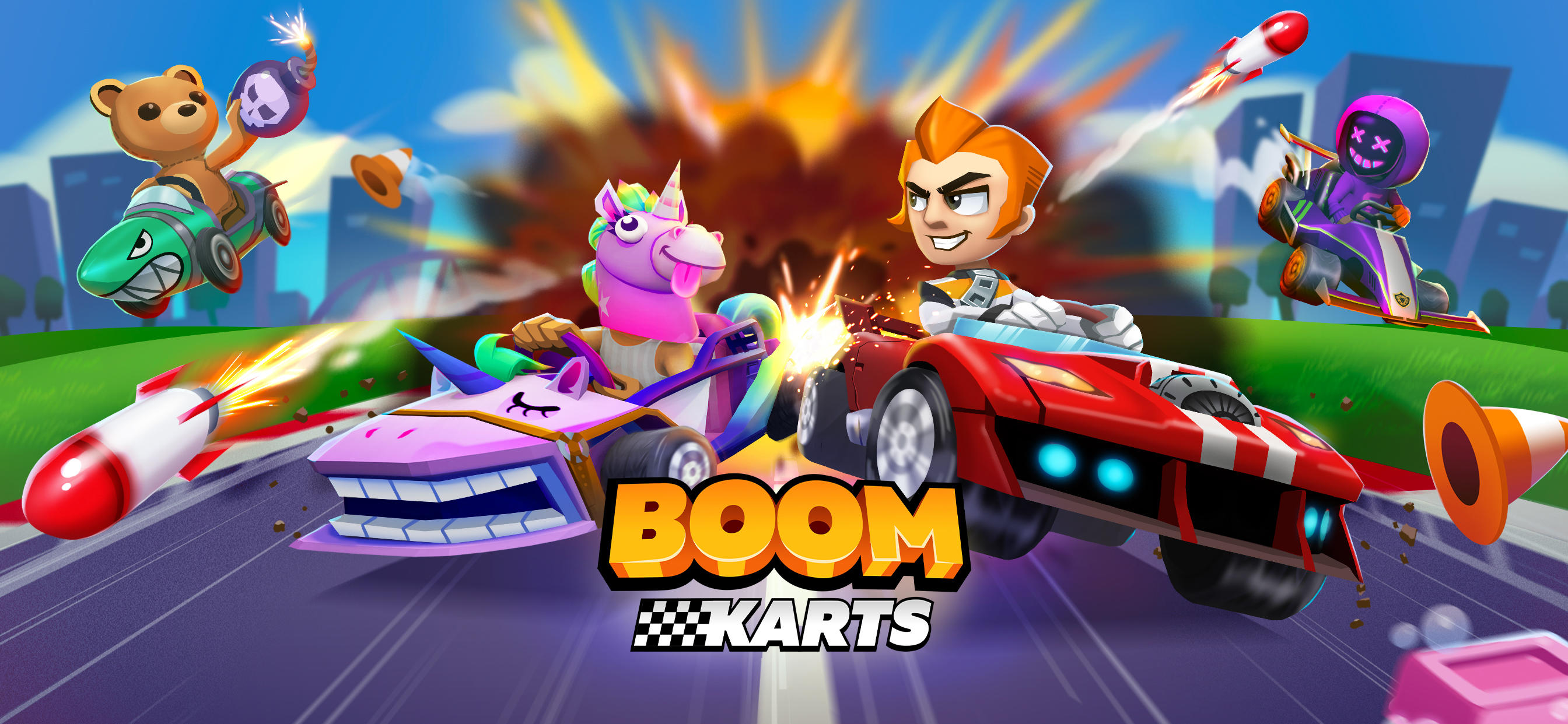 Boom Karts Multiplayer Racing Game Screenshot