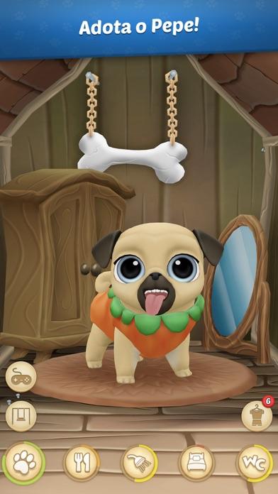 Captura de Tela do Jogo Meu Bichinho Virtual: Pug Pepe