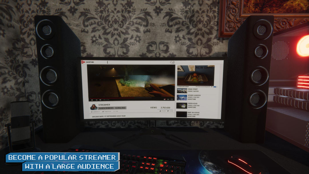 Screenshot of Streamer Simulator