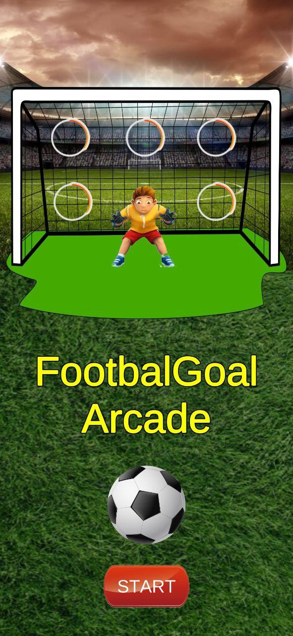 Captura de Tela do Jogo Footbal Goal Arcade