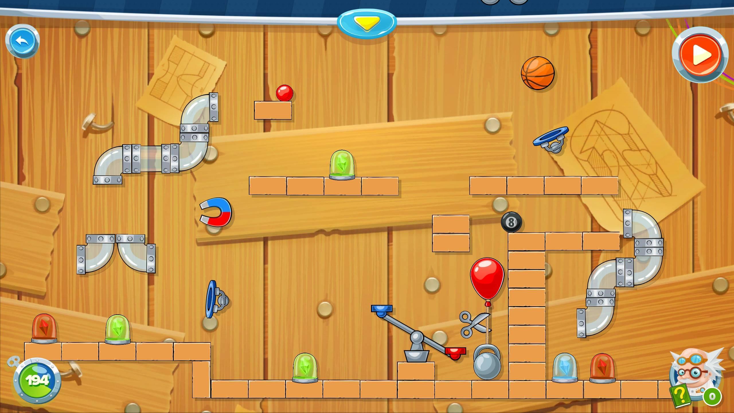 Rube's Lab - Physics Puzzle screenshot game