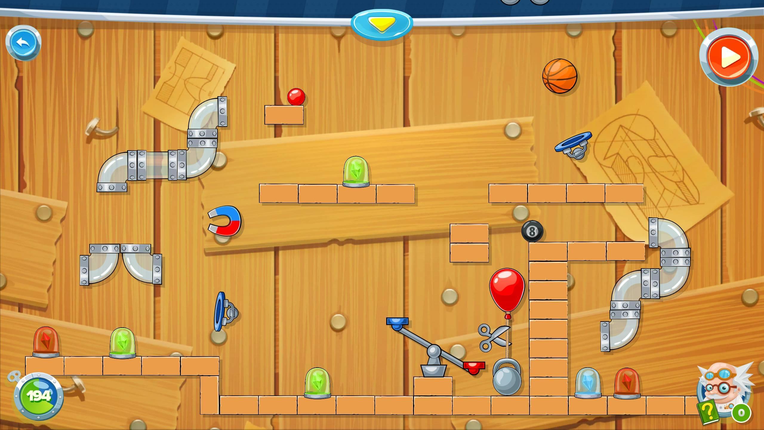 Rube's Lab - Physics Puzzle Game Screenshot