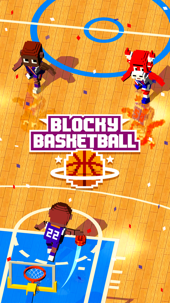 Blocky Basketball FreeStyle Game Screenshot