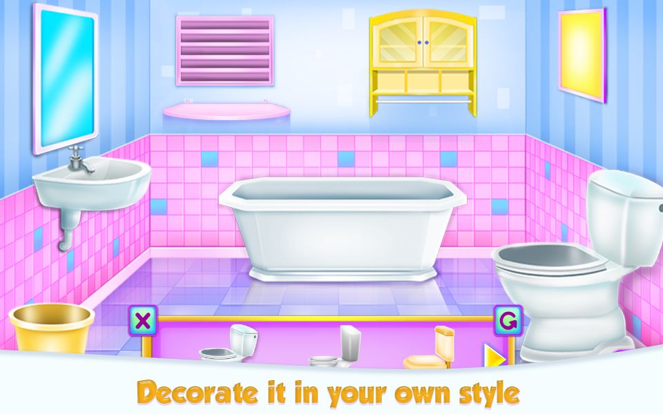 Screenshot of Bathroom Cleanup and Deco