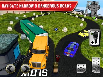Ferry Port Trucker Parking Sim Game Screenshot